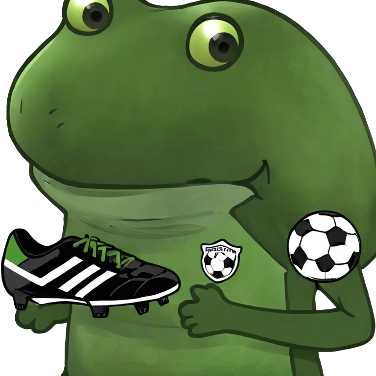 Soccer game emoji