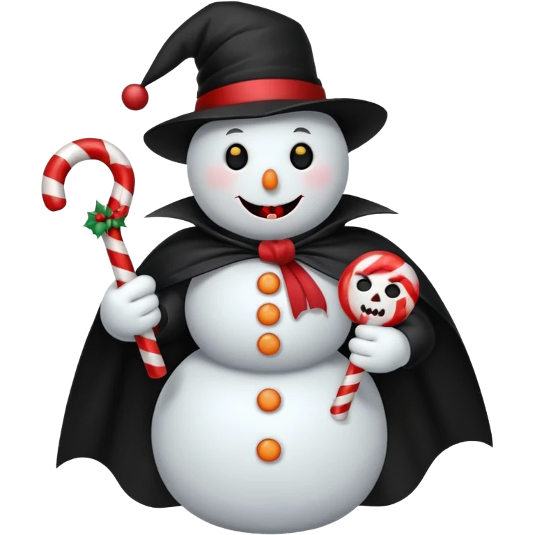 cute vampire snowman emoji