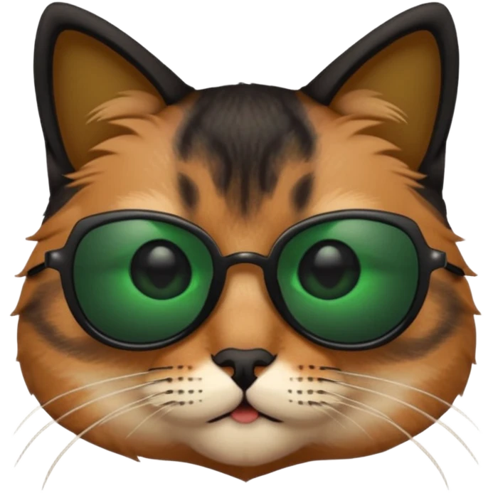Cat wearing sunglasses emoji
