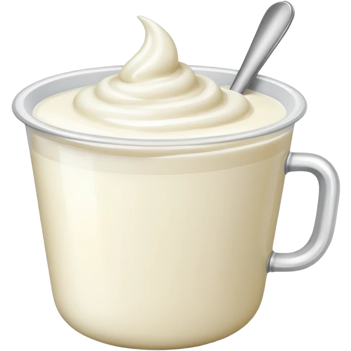 cup of yogurt emoji