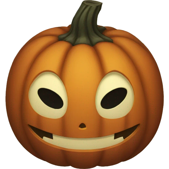 Pumkin no face emoji