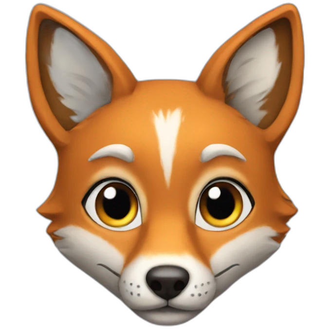 Renard bleu emoji