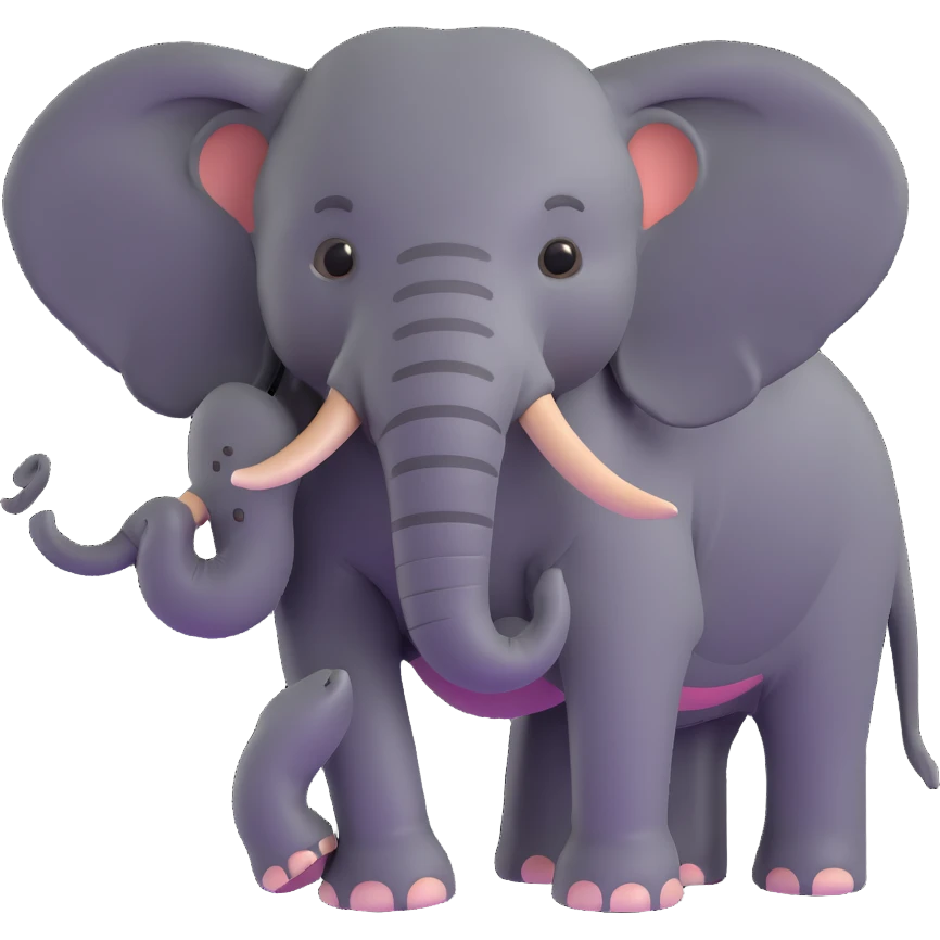 man with elephant features emoji