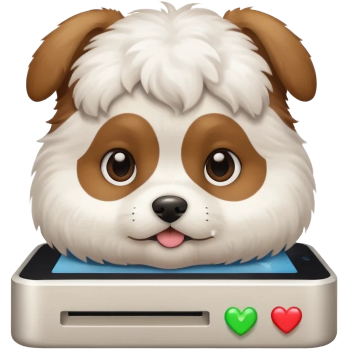 Data, small puppy face lock, server emoji