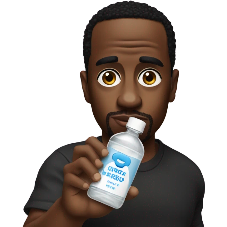 P diddy holding baby oil emoji