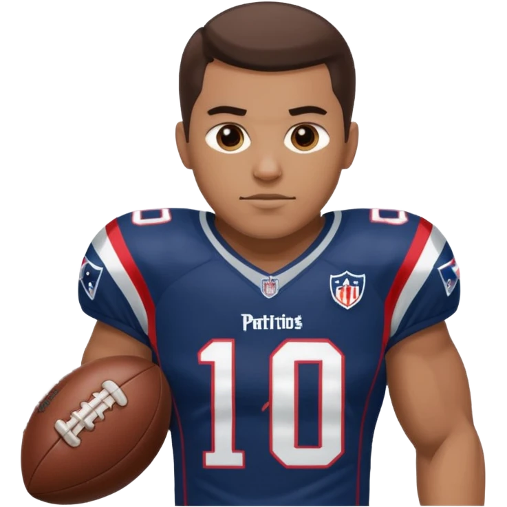  patriots player number 10 emoji