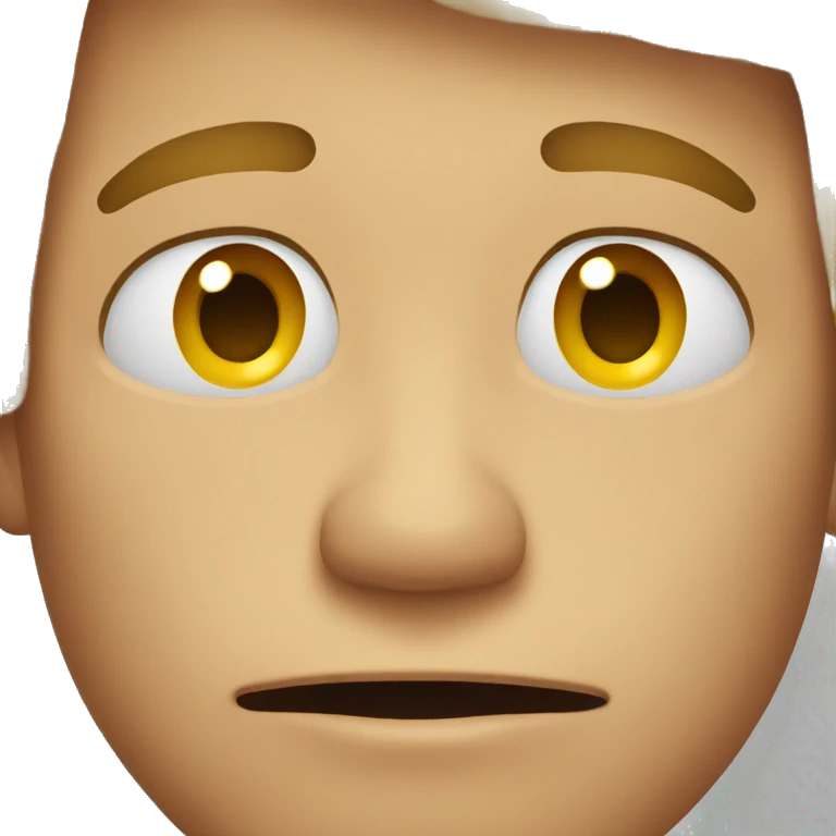 Man visibly crying emoji
