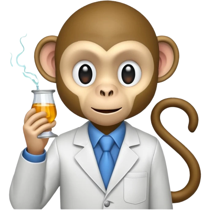 scienist monkey emoji