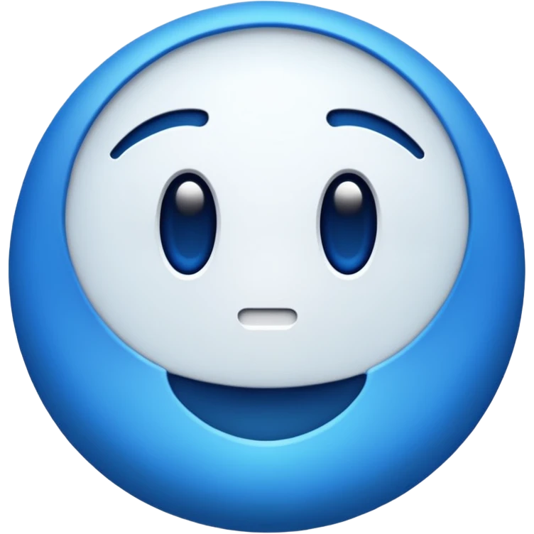 2026 blue text emoji