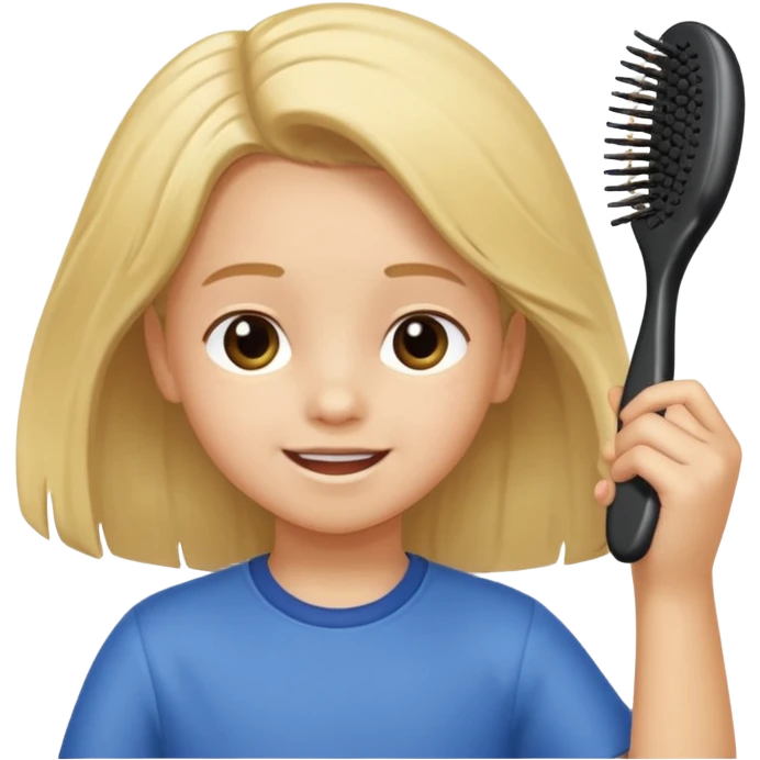 child combing their hair, happy and tidy pictures to keep you busy with school activities in a way that’s more fun and fun to watch and enjoy while 10 years  emoji