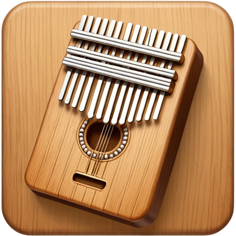 wood kalimba  emoji