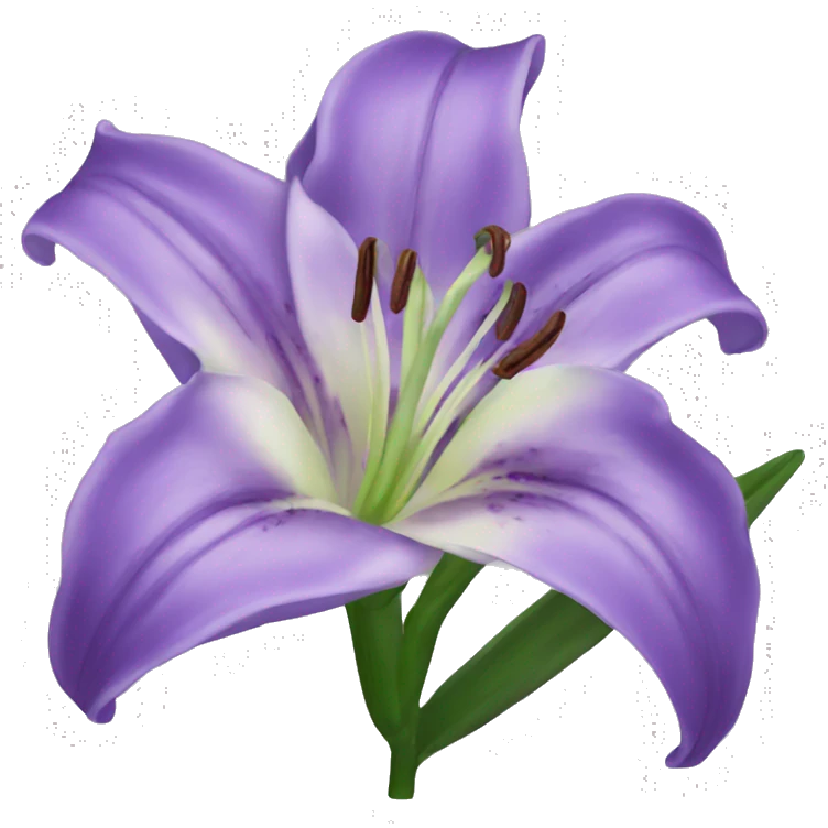 purple lily emoji