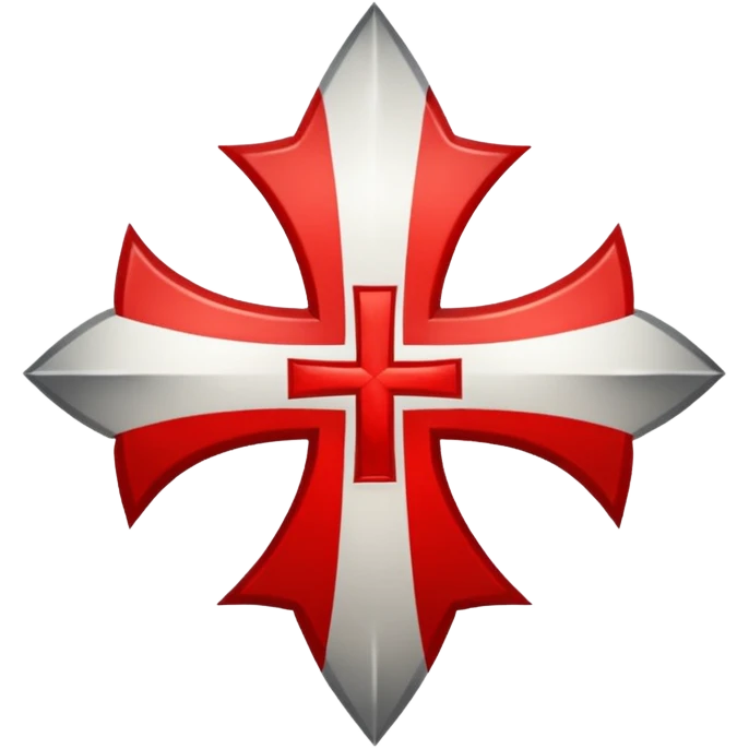 the red cross of the knights templar emoji