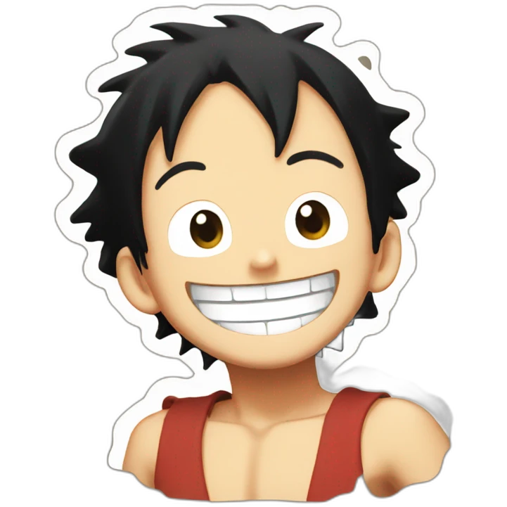 luffy laugh emoji