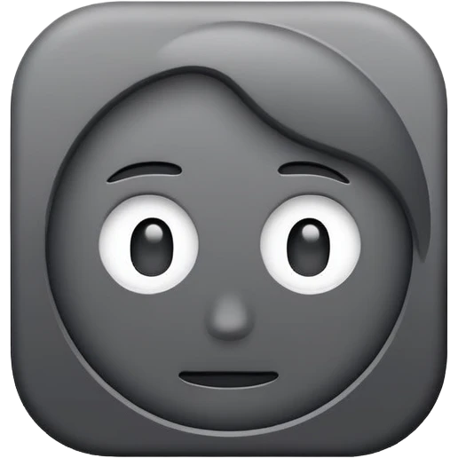 user icon, picture placeholder, dark grey emoji