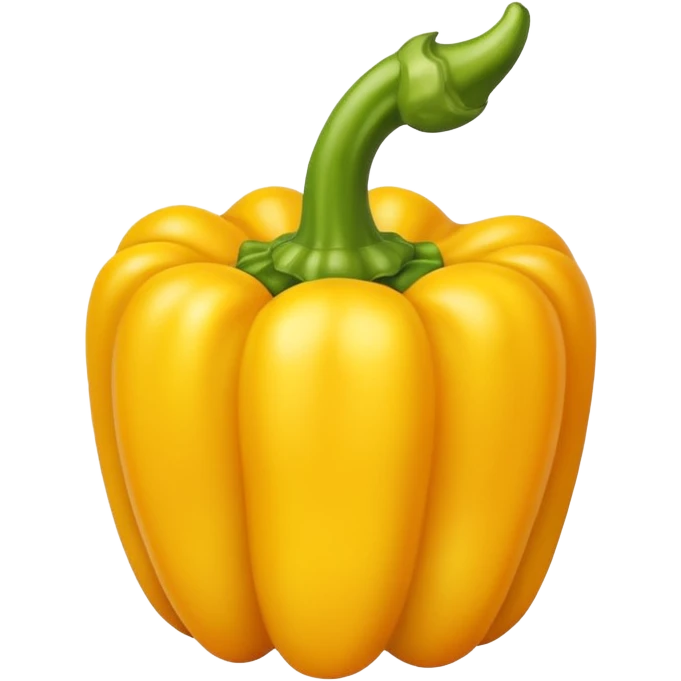 Cartoon Yellow pepper  emoji