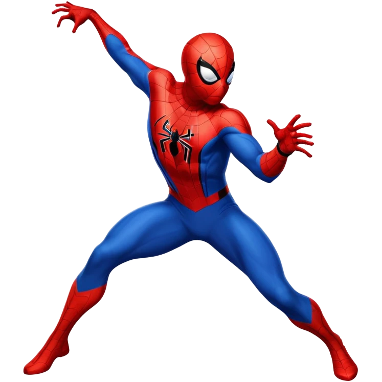 Spider-Man superhero in classic red and blue costume emoji