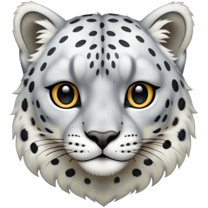  Snow leopard-whole body emoji