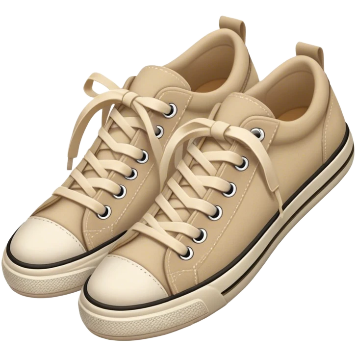 biege sneakers emoji