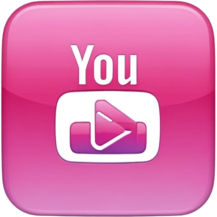 mix pink youtube logo emoji