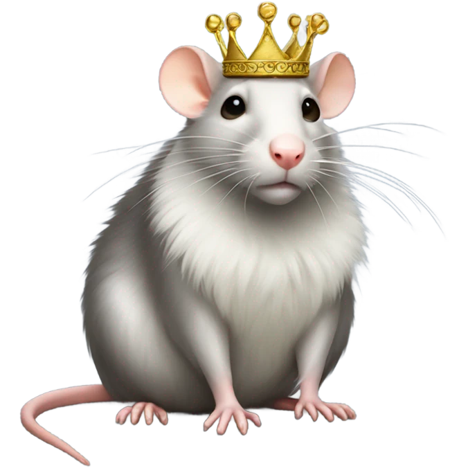 Rat queen emoji