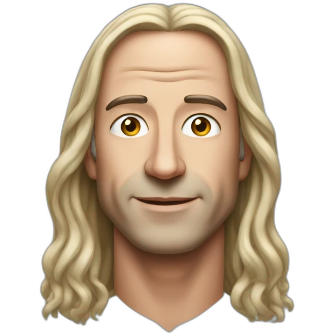 Long hair Jeff bezos  emoji