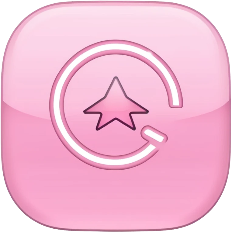 prime video aesthetic logo in pastel pink emoji