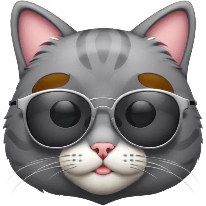 Cat wearing sunglasses emoji