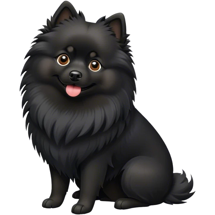 black German Spitz dog emoji