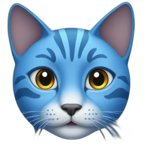 blue cat emoji