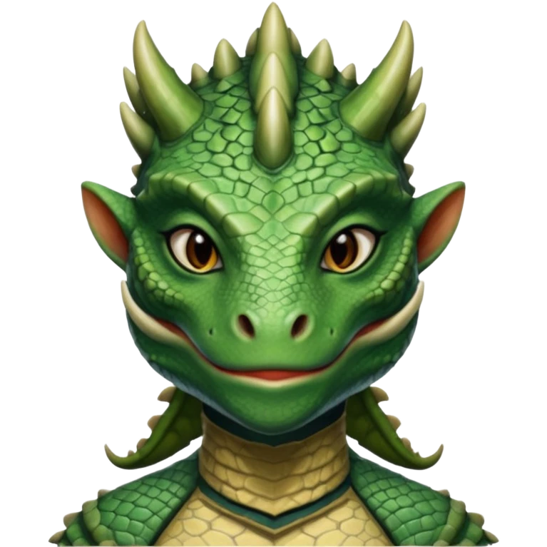 ESO female Argonian with lashes emoji