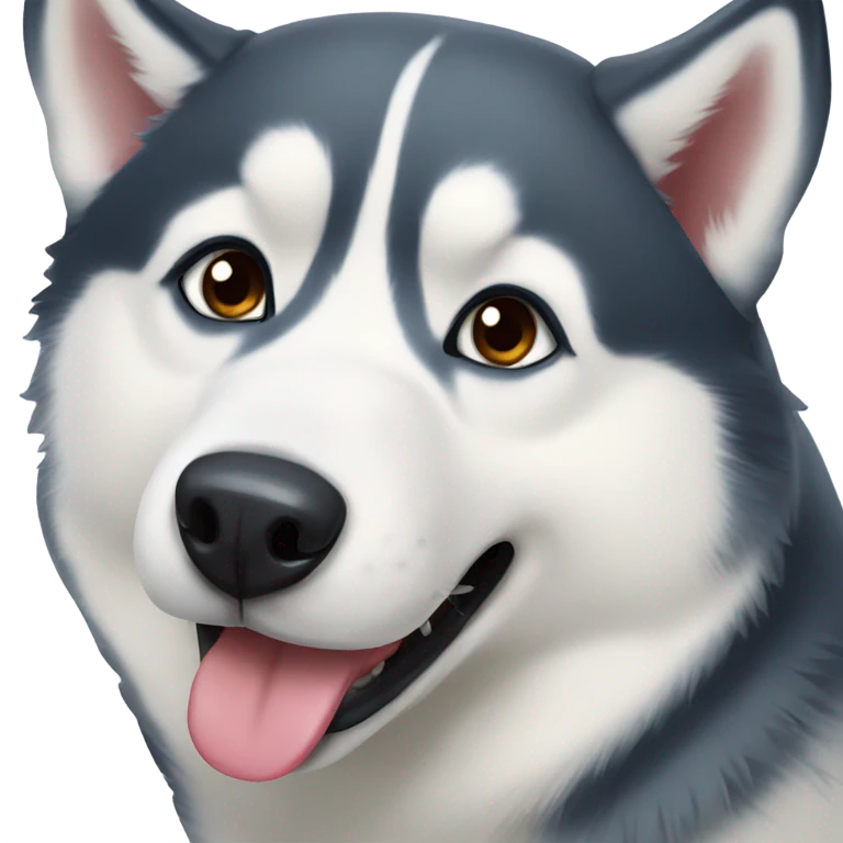 Siberian husky  emoji