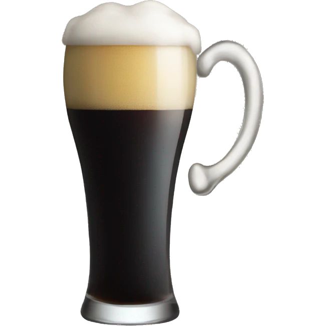 Black beer emoji