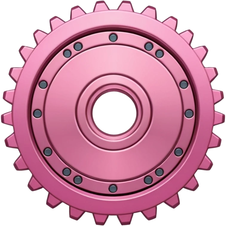 pink setting gear emoji