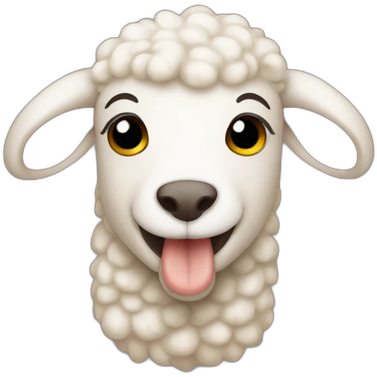 lamb shhhhhh emoji