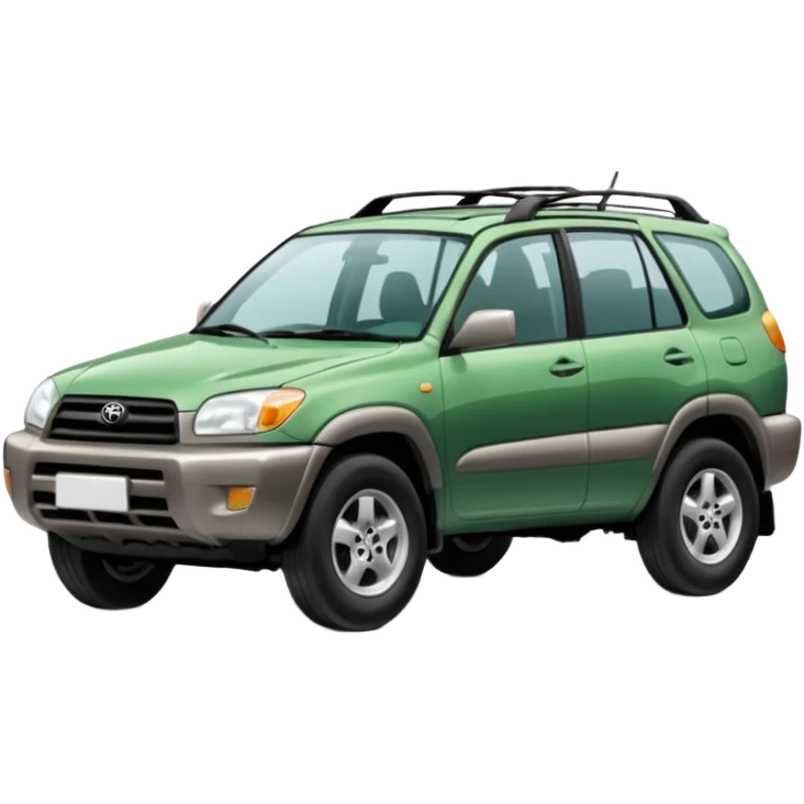 Машина тайота раф 4 1998год зелёная emoji