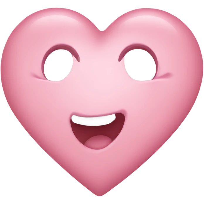 Baby pink heart emoji