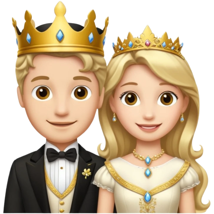 принц и принцесса emoji