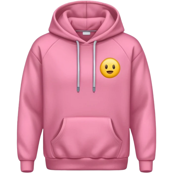 a pink hoodie emoji