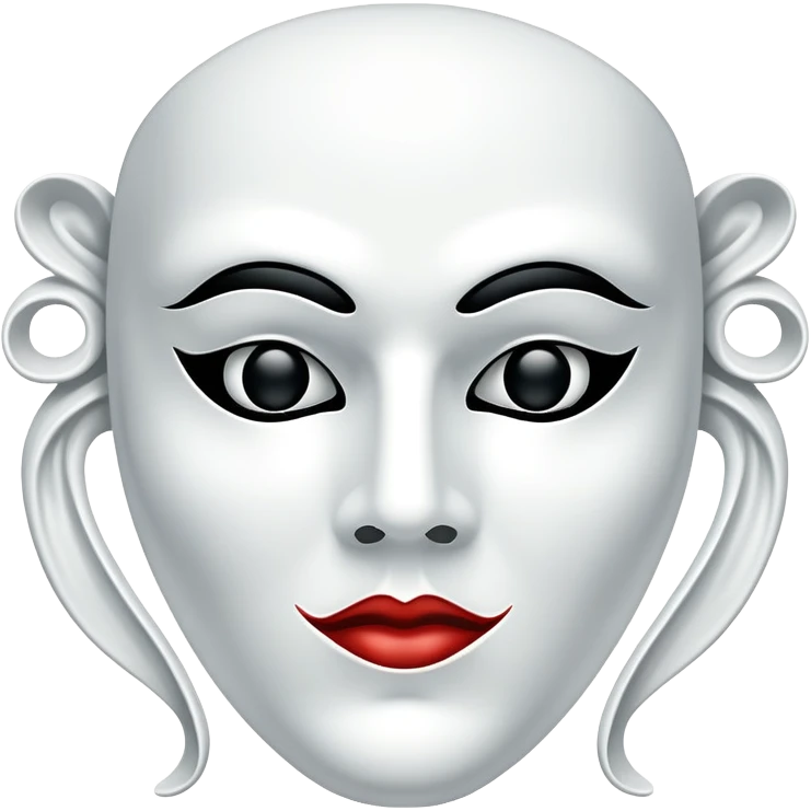 Phantom of the opera’s mask from the 2004 flm emoji