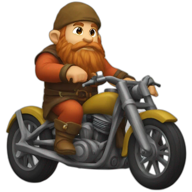 Dwarf-bike emoji