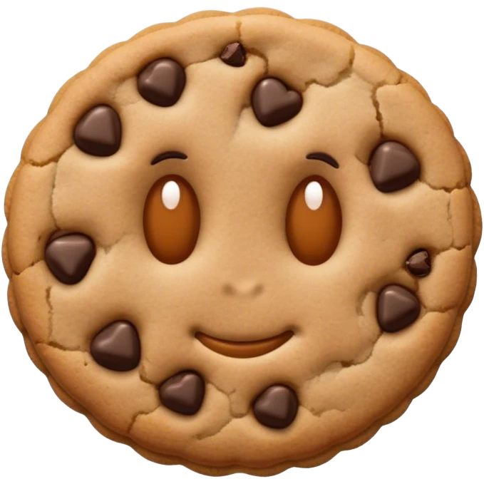 Cookie with feet emoji