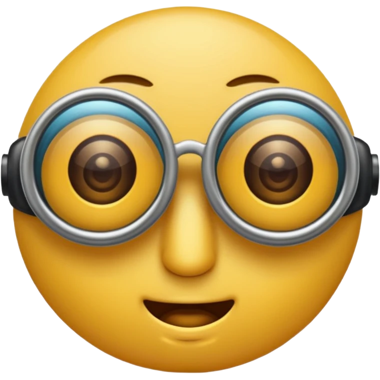 oculos, lente e microscopio emoji