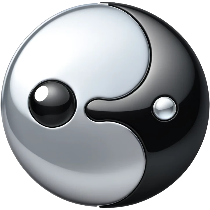 sorayama Yin and yang emoji