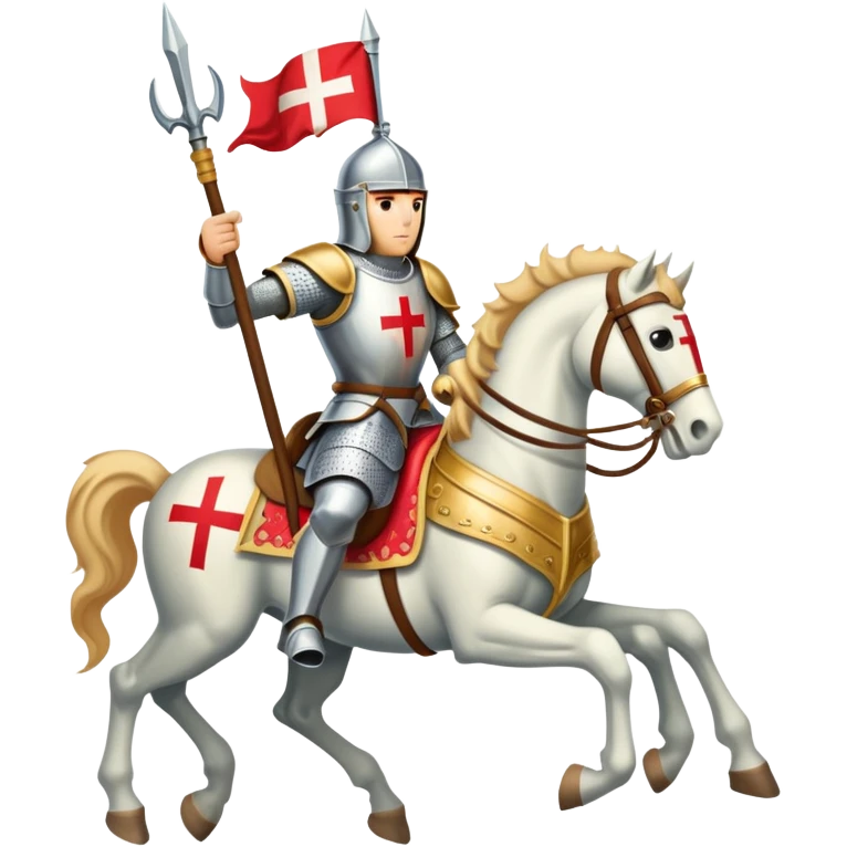 St. George the Victorious on horseback emoji