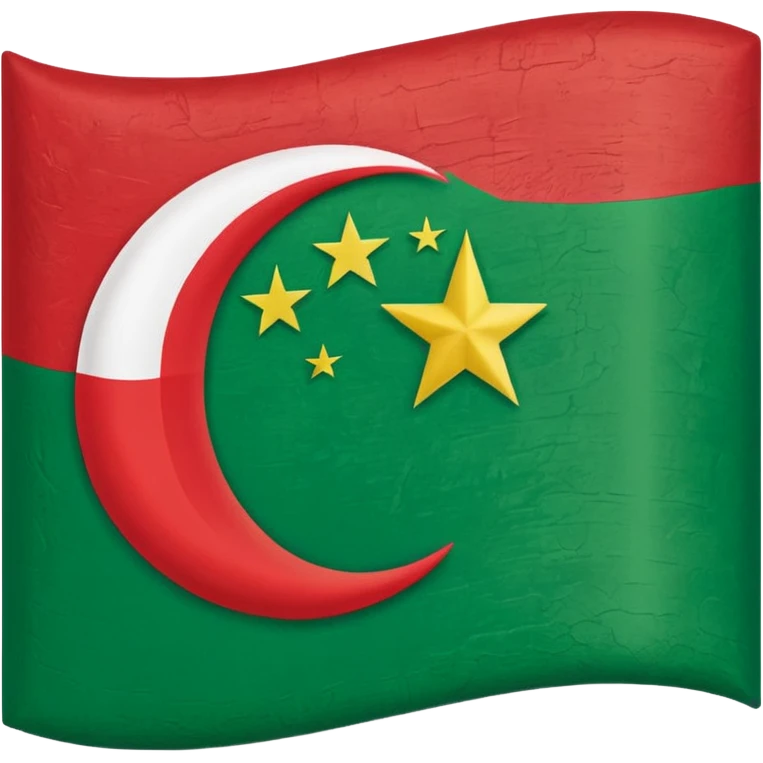Green Ottoman flagg  emoji