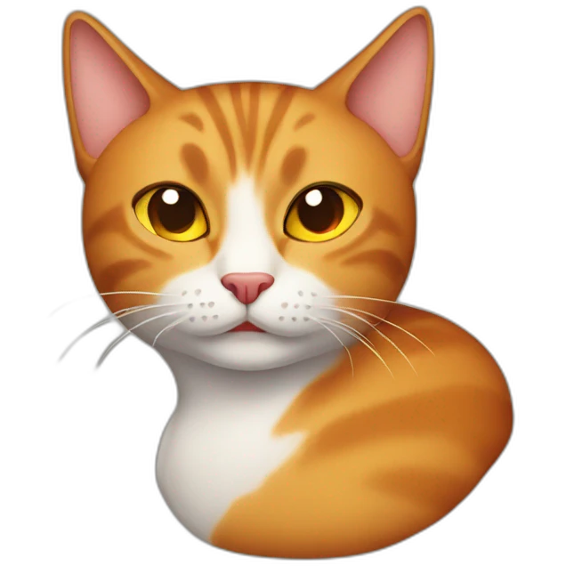 Spicy cat emoji