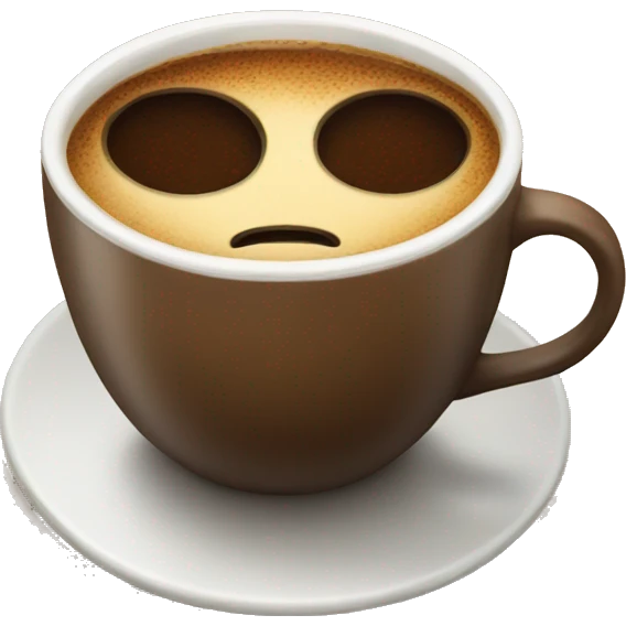 coffee on table emoji