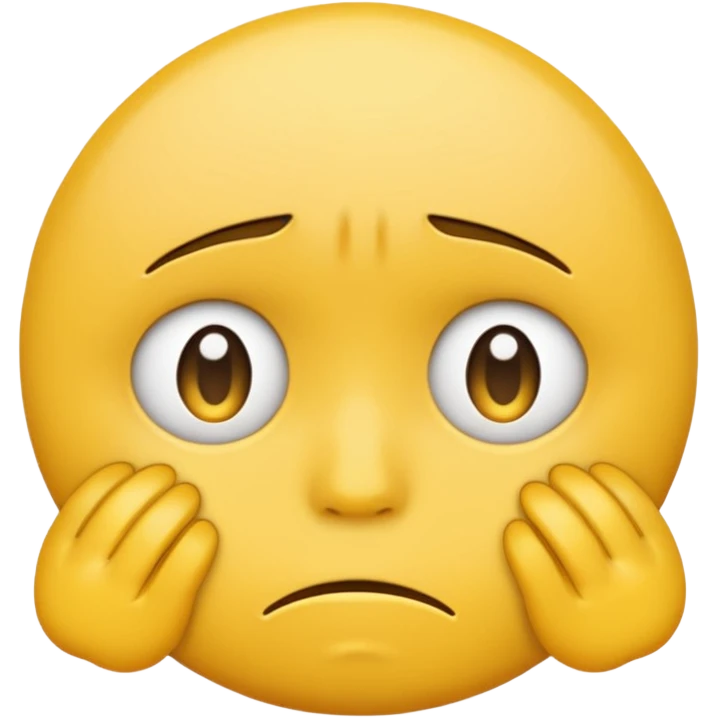Sad face emoji emoji