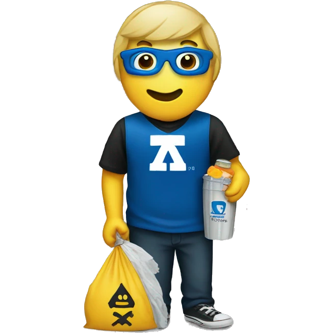 Michigan with trash emoji